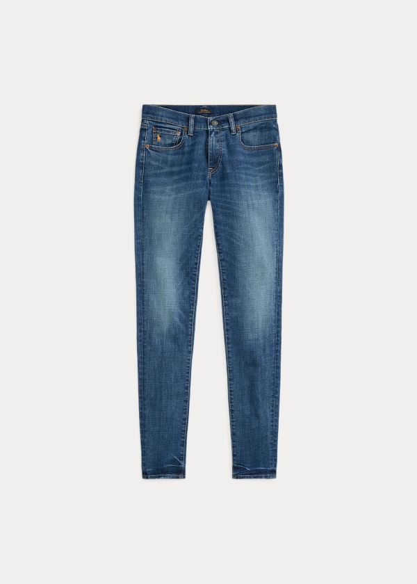 Calças De Ganga Polo Ralph Lauren Tompkins Skinny Mulher 32645-UIQN